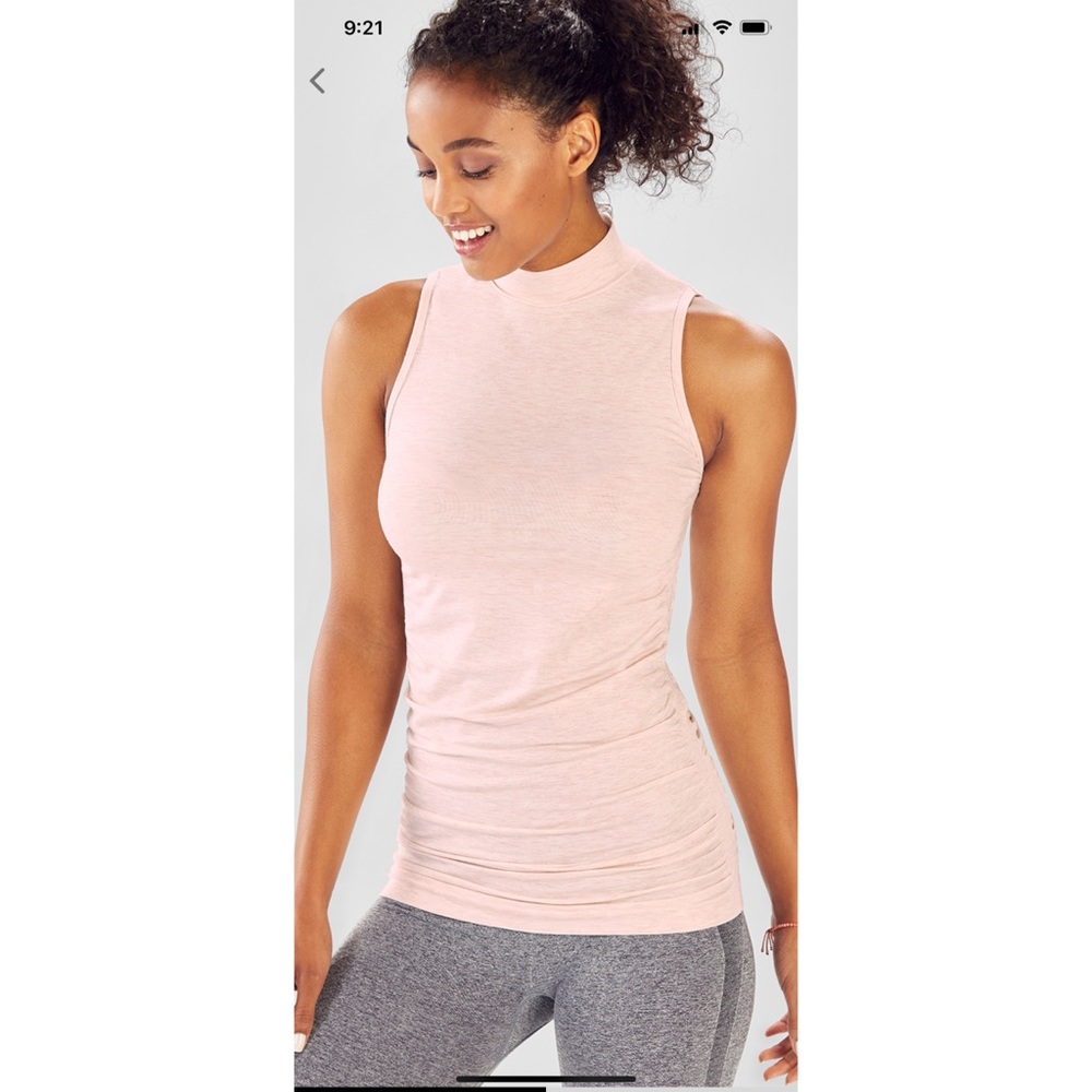 Fabletics Kathie Seamless Mock Neck Tank